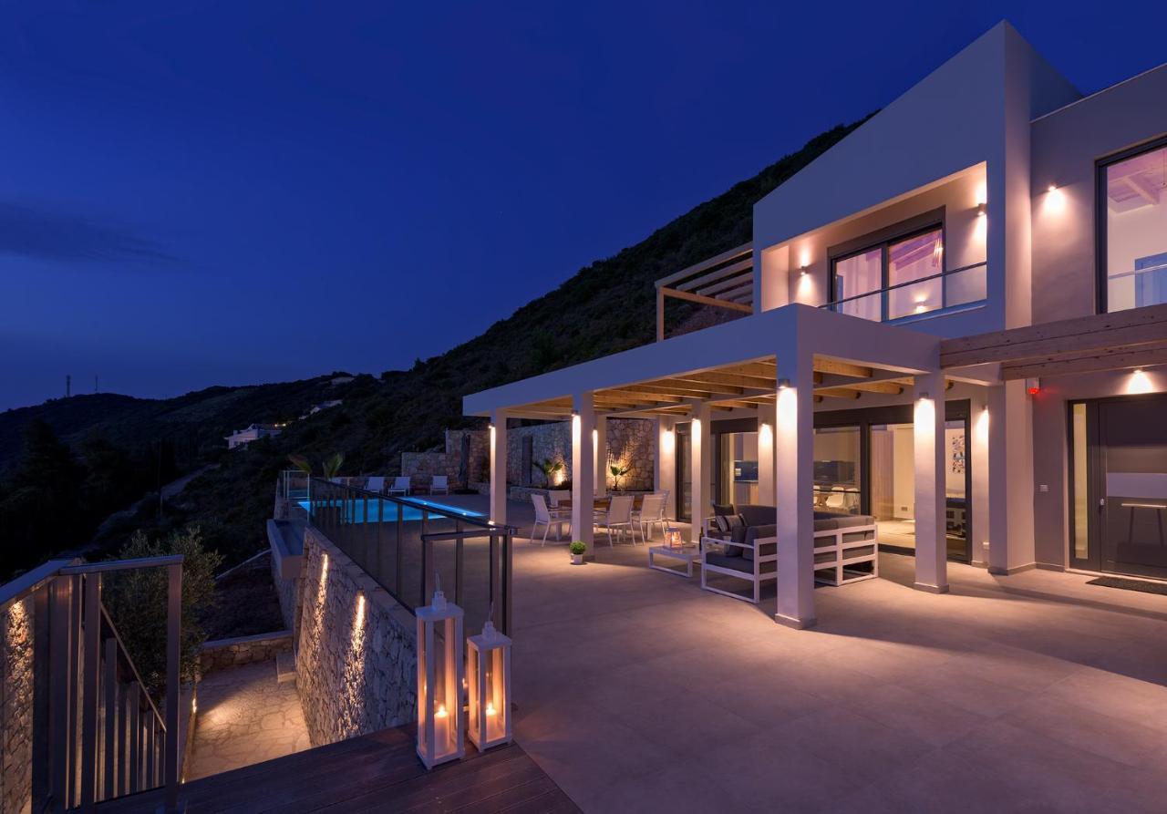 Kathisma Bay Villas - Luxury Villas- Villa Oceanos Kalamítsi 외부 사진