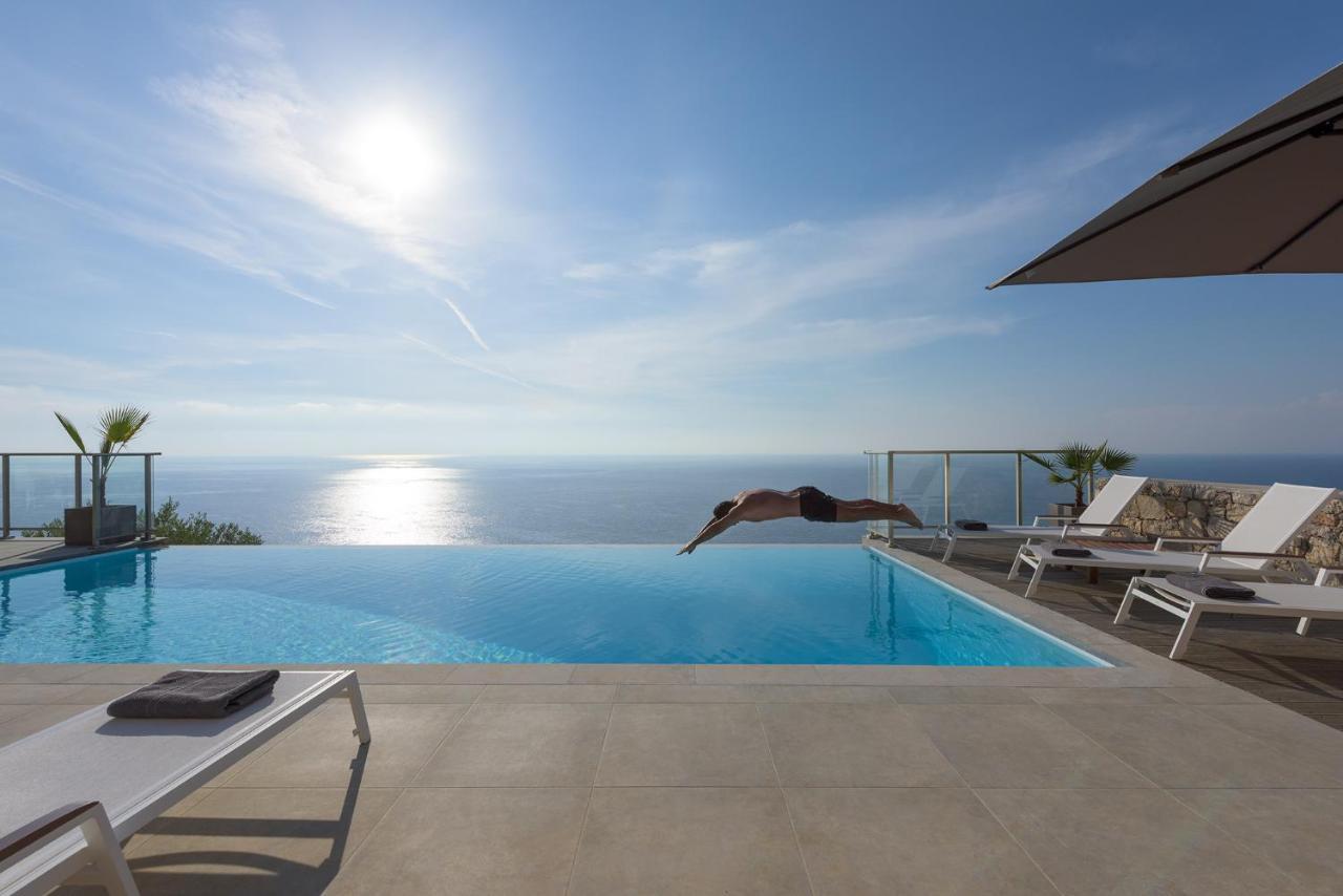 Kathisma Bay Villas - Luxury Villas- Villa Oceanos Kalamítsi 외부 사진