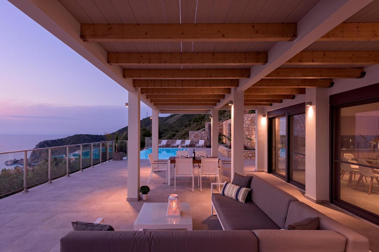 Kathisma Bay Villas - Luxury Villas- Villa Oceanos Kalamítsi 외부 사진