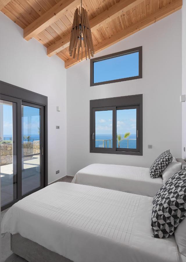 Kathisma Bay Villas - Luxury Villas- Villa Oceanos Kalamítsi 외부 사진