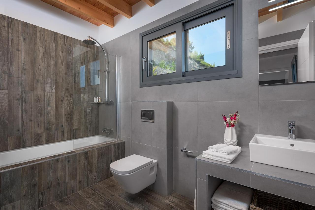 Kathisma Bay Villas - Luxury Villas- Villa Oceanos Kalamítsi 외부 사진
